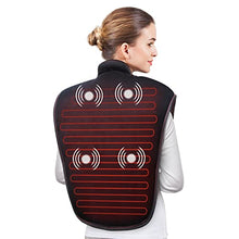 Load image into Gallery viewer, Snailax Heating Pads for Neck and Shoulders-Large Heat Wrap with Fast Heating and 5 Massage Modes, Heating Pad for Back, Best Gifts for Women