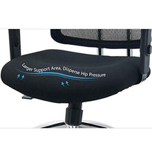 Load image into Gallery viewer, Ticova Ergonomic Office Chair - High Back Desk Chair with Elastic Lumbar Support & Thick Seat Cushion - 140°Reclining & Rocking Mesh Computer Chair with Adjustable Headrest, Armrest