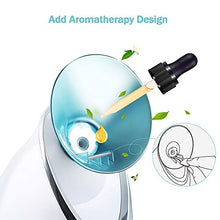 Load image into Gallery viewer, EZBASICS Facial Steamer Nano Ionic Face Steamer for Home Facial Warm Mist Humidifier Atomizer, Humidifier Moisturizing Face Spa Steamer (Blue)