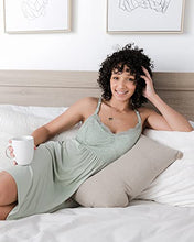Load image into Gallery viewer, Kindred Bravely Lucille Nursing Nightgown & Maternity Gown (Pistachio, XX-Large)