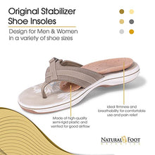 Load image into Gallery viewer, Natural Foot Orthotics Original Stabilizer for Medium to High Arches – Arch Support Shoe Insoles/Inserts for Plantar Fasciitis Relief | Good for Feet, Legs, Back, Heel & Joint Pain | Made in USA