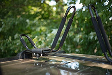 Load image into Gallery viewer, PaddleSports+ Kayak Roof Rack Sets for Cars and SUVs - Two Sets with Straps - Universal Fit Carriers Mount on Crossbars for Easy Travel with Kayaks Canoes Paddleboards and Surfboards