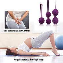 Load image into Gallery viewer, Kegel Exercise Balls Set for Women Tightening, Pelvic Muscles Strengthening and Bladder Control Improvement | Ben Wa Kegel Ball for Beginners and The Advanced 3 Weights Kit