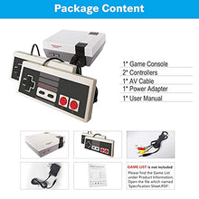 Load image into Gallery viewer, Classic Mini Retro Video Game Console with Preloaded 620 Games & 2 Controllers, Old School Video Games System for Kids, Birthday Gift Happy Childhood Memoriess, AV Output ONLY