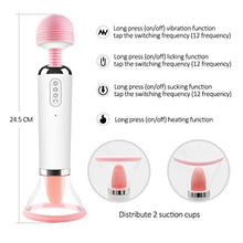 Load image into Gallery viewer, Perfect Size Realistic Tongue Licker with Multi Speed Líckíng&Vibrating Handheld Wireless Pussy Pleasure Massaging Tools for Female Underwear Therapy Device IPX7 Waterproof Tshirt