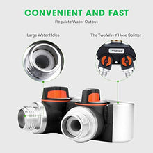 Load image into Gallery viewer, VIVOSUN 2 Way Garden Hose Splitter with Automatic Water Timer