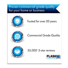 Load image into Gallery viewer, Flash Furniture 31.5'' Square Glass Metal Table with 4 Black Metal Aluminum Slat Stack Chairs