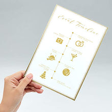 Load image into Gallery viewer, Avery Invitation Cards, Matte White with Metallic Gold Borders, 5" x 7", 30 Cards and Envelopes (3325)