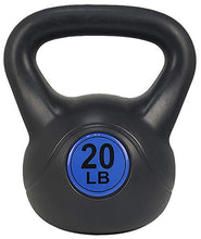 Load image into Gallery viewer, BalanceFrom Wide Grip 3-Piece Kettlebell Exercise Fitness Weight Set, Include 5 lbs, 10 lbs, 15 lbs or 10 lbs, 15 lbs, 20 lbs, Multiple