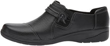 Load image into Gallery viewer, Clarks Women's Cheyn Madi Loafer, Black Tumbled Leather, 8 M US