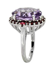 Load image into Gallery viewer, YoTreasure 9.91 Cts. Pink Amethyst Solid 925 Sterling Silver Cluster Ring