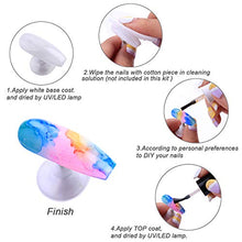 Load image into Gallery viewer, Makartt Blooming Nail Polish, Alcohol Ink Watercolor Pink Blossom Gel Nail Polish Magic Manicuring Kit Work with Transparent Red Marble Nail Vanish Young Nail Art Design,Summer 6 Colors Set
