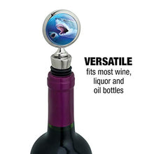 Load image into Gallery viewer, Great White Sharks Ocean Pair Scuba Diving Wine Bottle Stopper