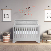 Load image into Gallery viewer, Sweetpea Baby Fairview 4-in-1 Convertible Crib in Silver Grey Pearl, Greenguard Gold Certified