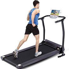 Load image into Gallery viewer, FUNMILY Electric Folding Treadmill for Home Workout, Ultra-Quiet & Shock-Absorbant, Portable Exercise Running Machine for Small Spaces with 12 Programs & LCD Screen (Black)
