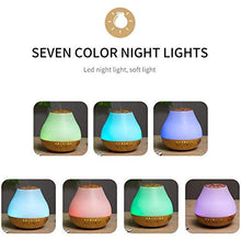 Load image into Gallery viewer, CWH&WEN Cool Mist Humidifiers,400Ml Essential Oil Diffuser for Aromatherapy, Aroma Diffusers Cool Mist Humidifiers with Waterless Auto Shut Off for Yoga, Office, Spa, Bedroom, Baby Room,Brown
