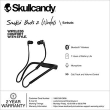 Load image into Gallery viewer, Skullcandy Smokin' Buds 2 In-Ear Bluetooth Wireless Earbuds with Microphone, Black