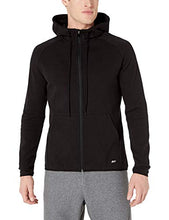 Load image into Gallery viewer, Amazon Essentials Men's Tech Fleece Full-Zip Hooded Active Sweatshirt, Black, Large