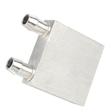 Load image into Gallery viewer, Water Cooling Block 40x40mm Aluminum for Liquid Water Cooler Heat Sink System Silver for CPU Graphics Radiator Heatsink (2 Pack)