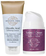 Load image into Gallery viewer, Botanic Tree Glycolic Acid Face Wash-Facial Exfoliating Cleanser w/ 10% Glycolic Acid-Acne Facial Wash For a Deep Clean-Anti Aging AHA Peel for Acne, Wrinkle Reduction-Natural Skin Facewash Scrub for Cystic Acne-6 Oz