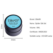 Load image into Gallery viewer, Elite99 Metallic Gel Polish Set Soak Off Spider Silk Gel Nail Polish Salon Manicure Tool Kit for Beginner 5ml