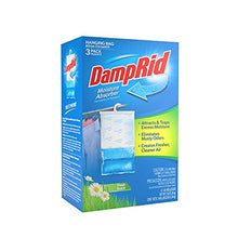 Load image into Gallery viewer, DampRid Hanging Bag, Moisture Absorber, Pack of 3 (16 oz. ea.), 3 Pack, Blue