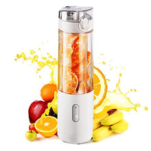 Load image into Gallery viewer, Portable Blender - Personal Size Blender Smoothies and Shakes - Mini Blender 2400mah USB Rechargeable with Six Blades, Handheld Blender Sports,Travel,Gym Gift for family lover friend (1)