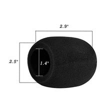 Load image into Gallery viewer, Mudder 5 Pack Foam Mic Cover Handheld Microphone Windscreen (5 Pack)