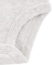 Load image into Gallery viewer, Simple Joys by Carter's Unisex Babies' Long-Sleeve Bodysuit, Pack of 5, Grey/Blue, Stripe, 0-3 Months