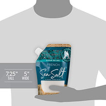 Load image into Gallery viewer, SaltWorks Fleur de Sel French Flower of Salt, Artisan Pour Spout Pouch, 15 Ounce