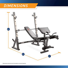 Load image into Gallery viewer, Marcy Olympic Weight Bench for Full-Body Workout MD-857