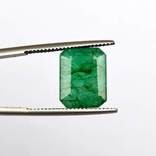 Load image into Gallery viewer, Faceted Green Emerald Loose Gemstone - 6.15 Carat EGL Certified Green Emerald Gemstone for Jewelry AO-100