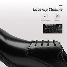 Load image into Gallery viewer, Bruno Marc Men's Downing-02 Black Leather Lined Dress Oxford Shoes Classic Lace Up Formal Size 15 M US