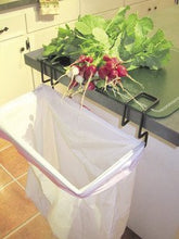 Load image into Gallery viewer, Trash-Ease-Table - The Portable Trash Bag Holder-for Indoor/Outdoor Camping, Tailgating, Picnics, Parties, Crafting, Scrapbooking,13 Gallon Garbage Bag Size, NO Tools Needed (Black)