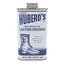 Load image into Gallery viewer, Huberd's Leather Dressing with Neatsfoot Oil - Softens and Restores Leather Shoes, Boots, Sporting Goods, Saddle & Tack, Furniture and Apparel. Made in The USA Since 1921!