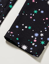 Load image into Gallery viewer, Spotted Zebra Girls' Leggings, Pack of 5, Black/Navy/Pink, Space/Multi Color, Small