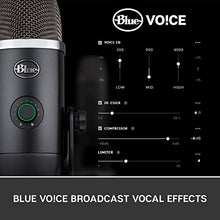 Load image into Gallery viewer, Blue Yeti X Professional Condenser USB Microphone with High-Res Metering, LED Lighting & Blue VO!CE effects for Gaming, Streaming & Podcasting on PC & Mac