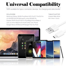 Load image into Gallery viewer, Samsung Fast Adaptive Wall Adapter Charger for Galaxy S10 Lite S9 Plus Note 9 S8 Note 8 EP-TA20JBE - 4 Foot Type C/USB-C Cable and OTG Adapter - White