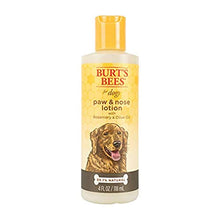Load image into Gallery viewer, Burt's Bees for Pets for Dogs All-Natural Paw & Nose Lotion with Rosemary & Olive Oil | For All Dogs and Puppies, 4oz | Best Treatment for All Dogs and Puppies With Dry Nose and Paws