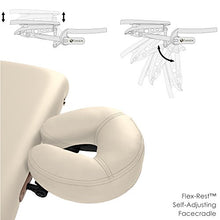 Load image into Gallery viewer, EARTHLITE Portable Massage Table Package AVALON TILT – Foldable Treatment Table with Tilt Option, Reiki Endplate, Premium Flex-Rest Face Cradle & Strata Cushion, Carry Case (30”x73”)