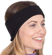 Load image into Gallery viewer, Ear Warmer Headband - Winter Fleece Running Ear Band Covers for Cold Weather - Warm & Cozy Ear Muffs for Cycling & Sports
