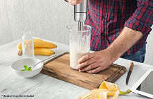 Load image into Gallery viewer, Mueller Austria Ultra-Stick 500 Watt 9-Speed Immersion Multi-Purpose Hand Blender Heavy Duty Copper Motor Brushed 304 Stainless Steel With Whisk, Milk Frother Attachments, BPA-Free