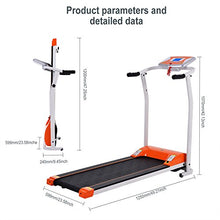 Load image into Gallery viewer, OppsDecor Folding Treadmill Electric Motorized Power Fitness Running Machine for Home & Gym(US Stock) (Orange)