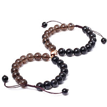 Load image into Gallery viewer, Lightock Magnetic Bracelets for Couples Women Men Long Distance Bracelet for Him and Her Friendship Relationship Gifts (2pcs)