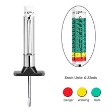 Load image into Gallery viewer, GODESON Tire Tread Depth Gauge with Dial Type Tire Tread Gauge