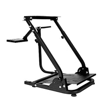 Load image into Gallery viewer, Hottoby Racing Wheel Stand Pro Racing Simulator Frame for Logitech G25 G27 G29 G920 G923 Double Gear Shifter Mount for Logitech Driving Force Shifter Handbrake fit for PC PS4 Xbox Pedals Not Included