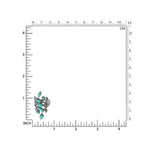 Load image into Gallery viewer, Silvershake Created Green Turquoise 925 Sterling Silver Leaf Vintage Style Ring Size 6
