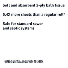 Load image into Gallery viewer, Amazon Basics 2-Ply Toilet Paper 5 Packs, 6 Rolls per pack (30 Rolls total) (Previously Solimo)