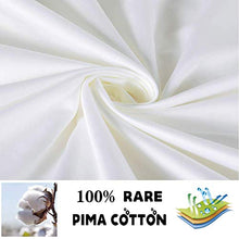 Load image into Gallery viewer, Bed Sheet Set Queen Size Sheets 4 Pieces, 600 Thread Count 100% Supima Cotton Sheets, Soft & Silk Sateen Weave, Fits Mattress Up to 18" ,Deep Pocket, Breathable & Fade Resistant