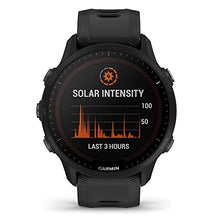 Load image into Gallery viewer, Garmin Forerunner 955 Solar (Black) 2022 GPS Running & Triathlon Smartwatch | Runner’s Bundle with Screen Protectors (x4) & Portable Charger | Race Predictor, Ultra Long Battery, VO2 Max, Heart Rate